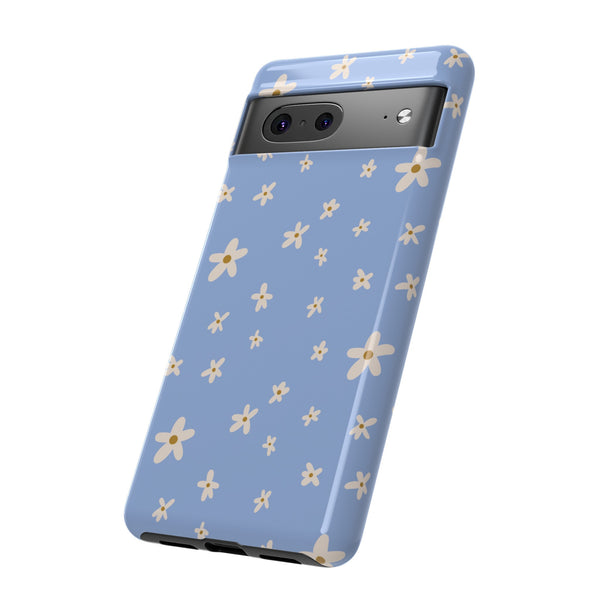 Phone Case: Daisies on Blue