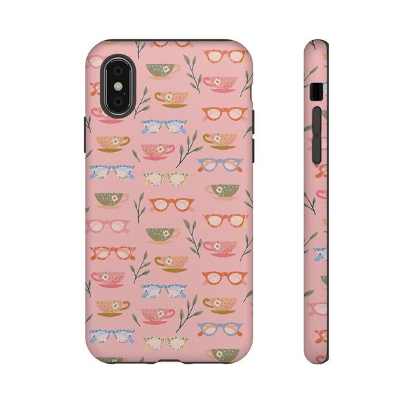 Phone Case: Tea Cups and Glasses