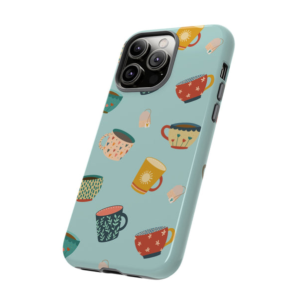Phone Case: Tea Cups and Tea Bags
