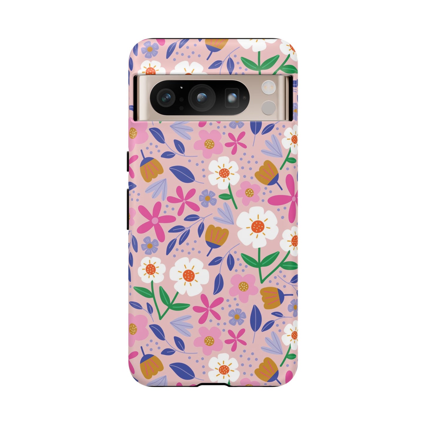 Phone Case: Blooms on Pink