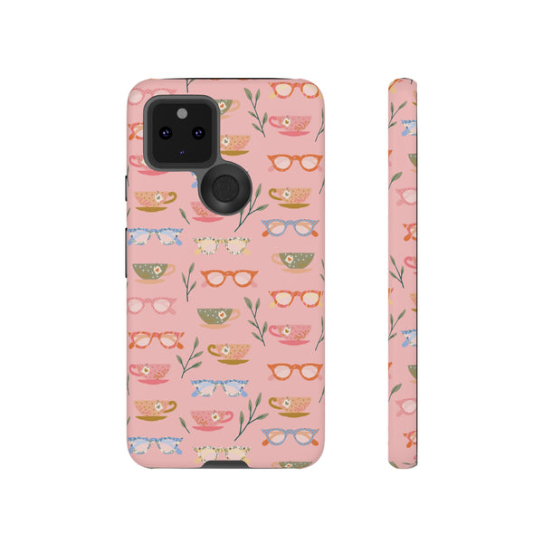 Phone Case: Tea Cups and Glasses