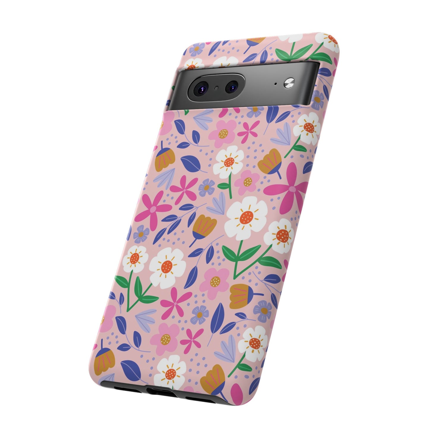 Phone Case: Blooms on Pink