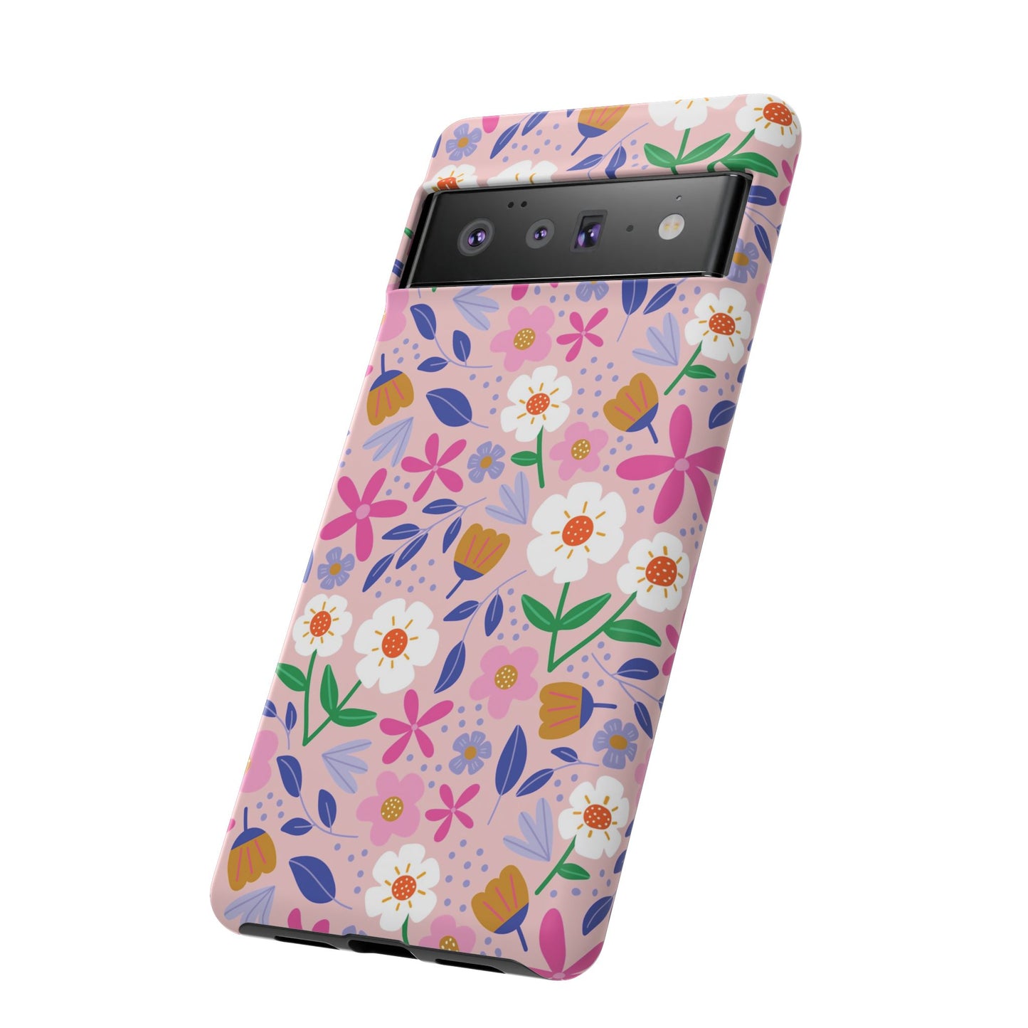 Phone Case: Blooms on Pink