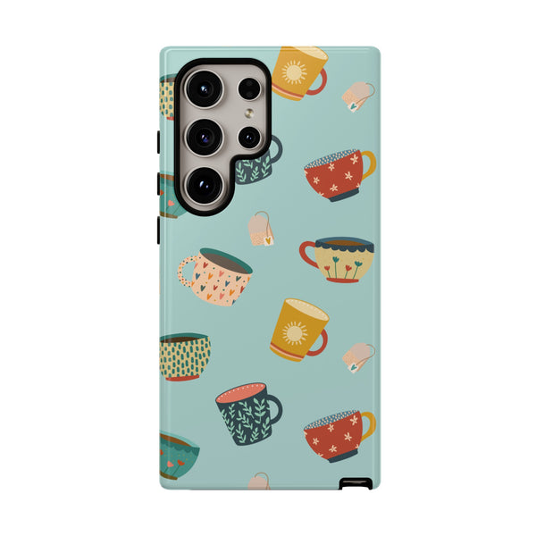 Phone Case: Tea Cups and Tea Bags