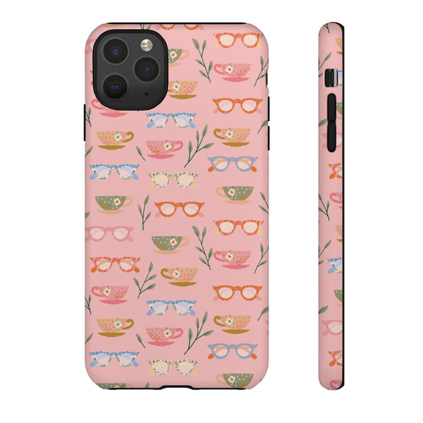 Phone Case: Tea Cups and Glasses