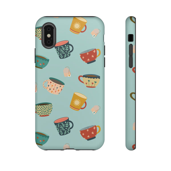 Phone Case: Tea Cups and Tea Bags