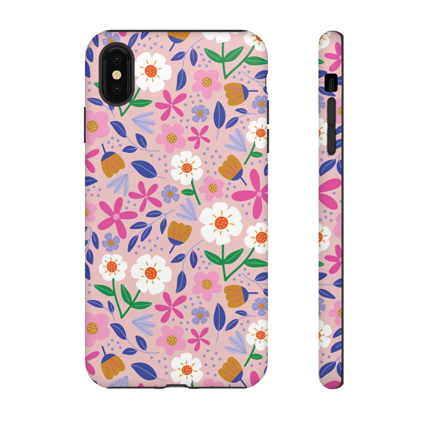 Phone Case: Blooms on Pink