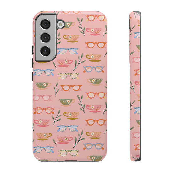 Phone Case: Tea Cups and Glasses