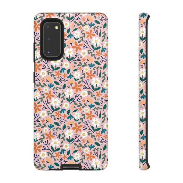 Phone Case: Florals on Pink