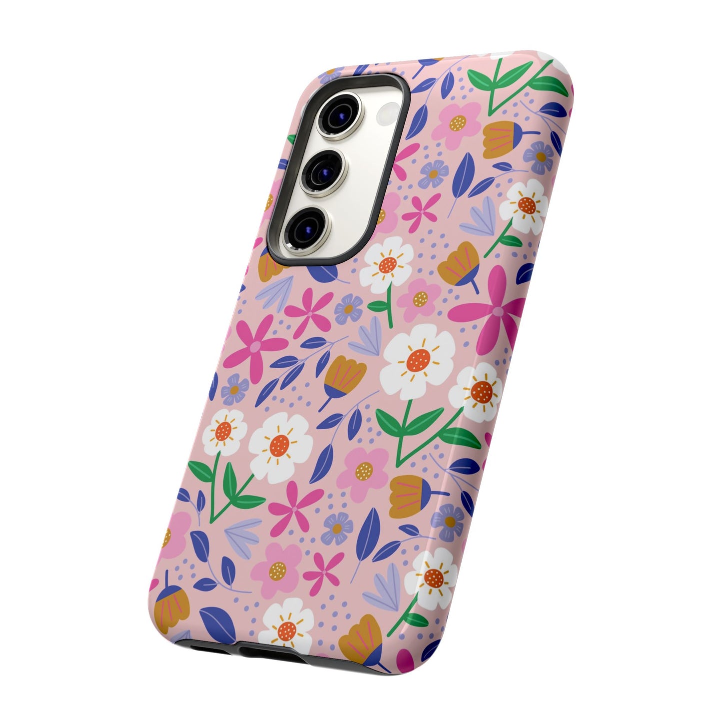 Phone Case: Blooms on Pink