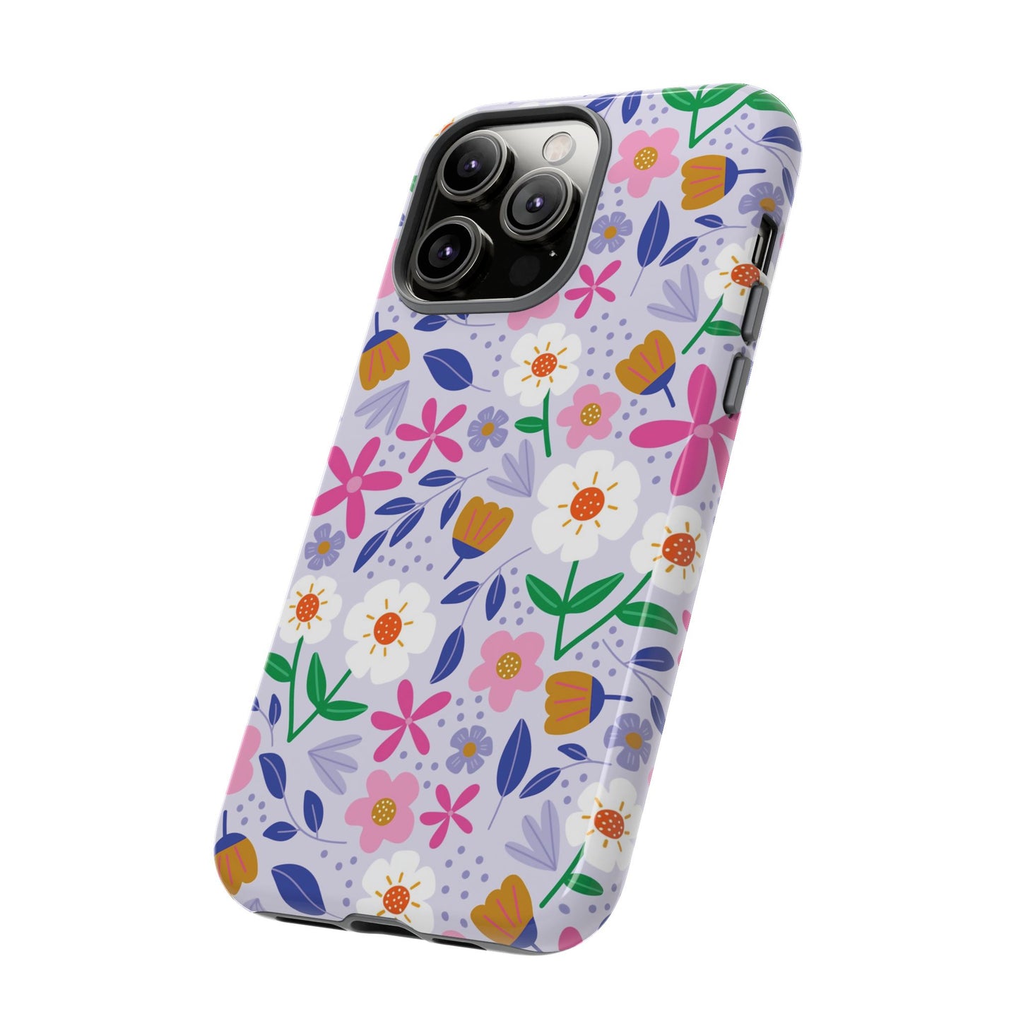 Phone Case: Blooms on Lilac