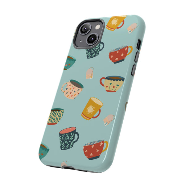 Phone Case: Tea Cups and Tea Bags