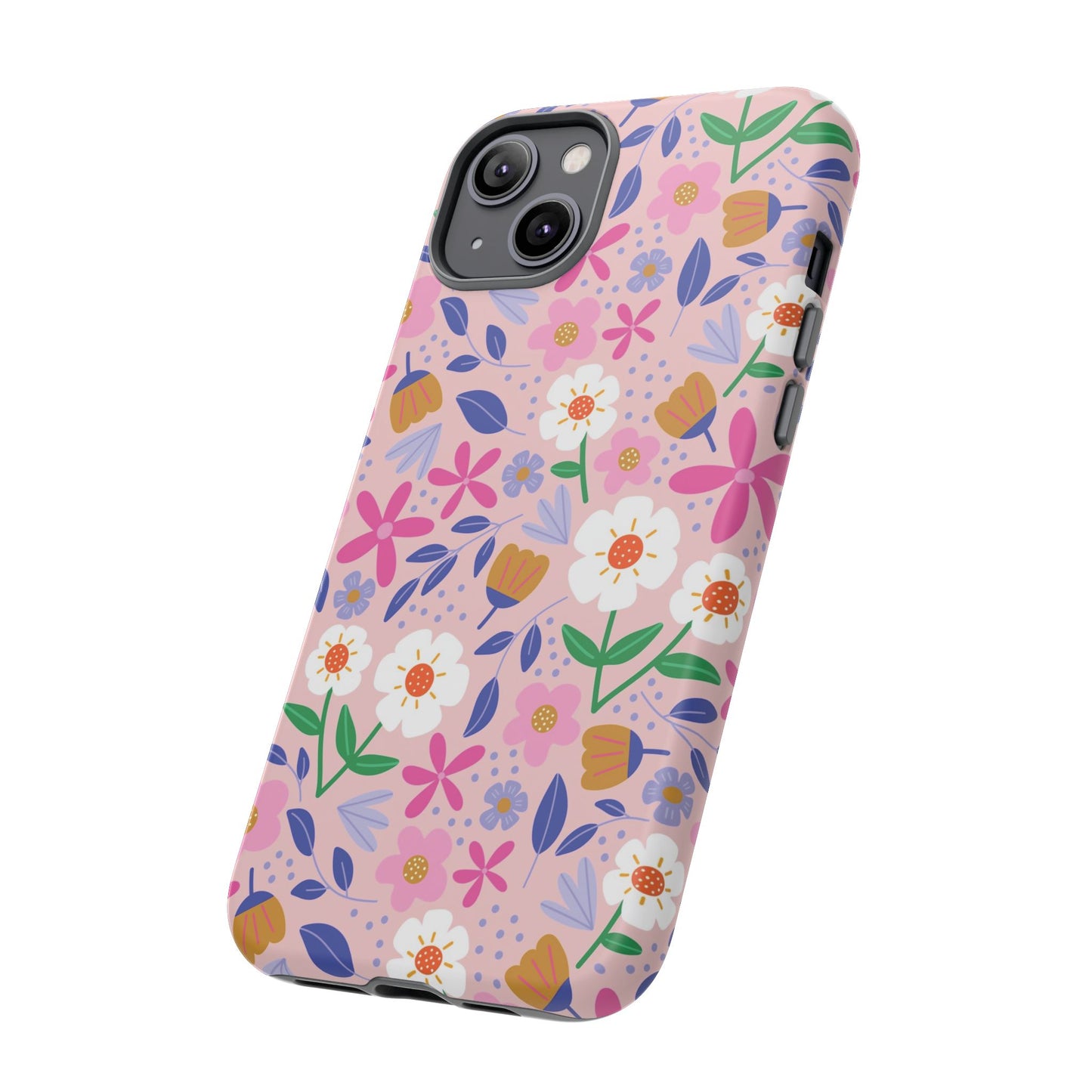 Phone Case: Blooms on Pink