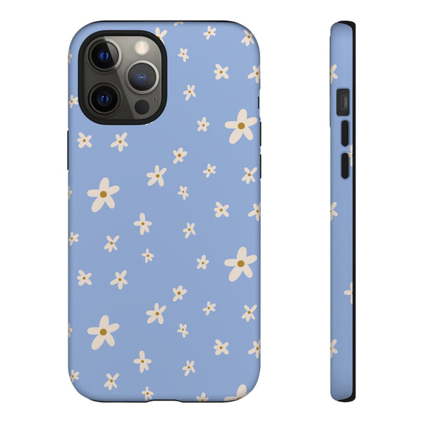 Phone Case: Daisies on Blue