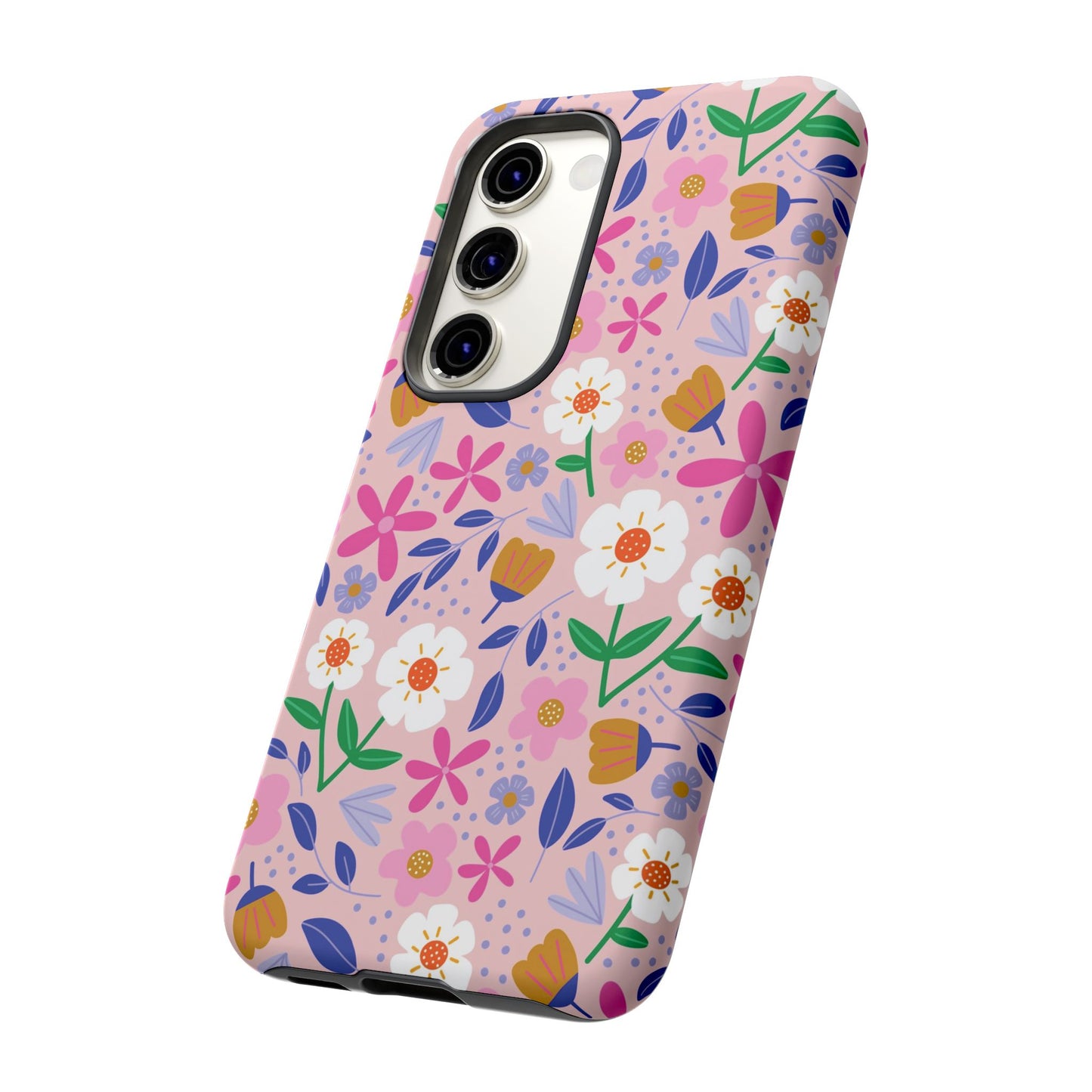 Phone Case: Blooms on Pink
