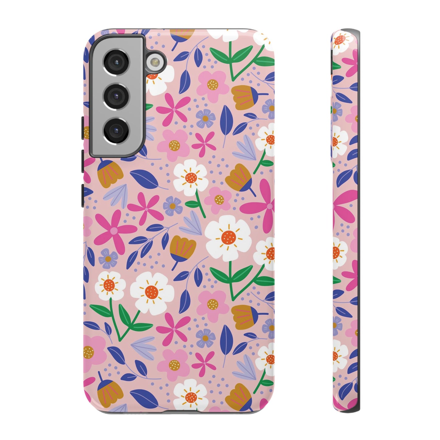 Phone Case: Blooms on Pink