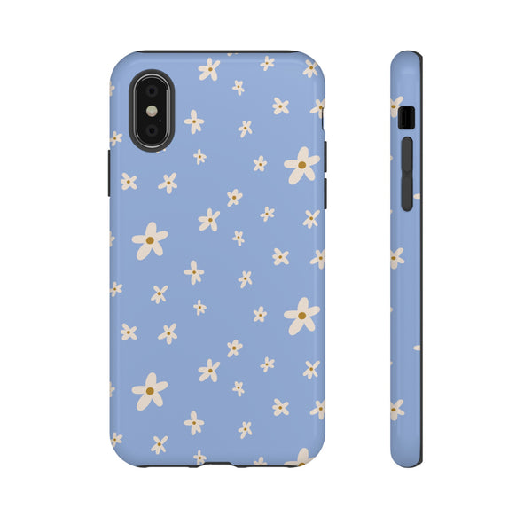 Phone Case: Daisies on Blue