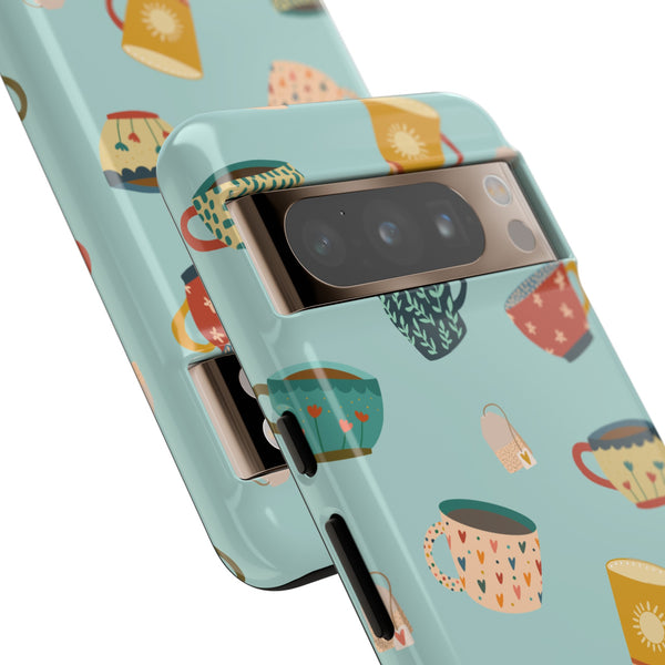 Phone Case: Tea Cups and Tea Bags