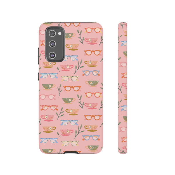 Phone Case: Tea Cups and Glasses