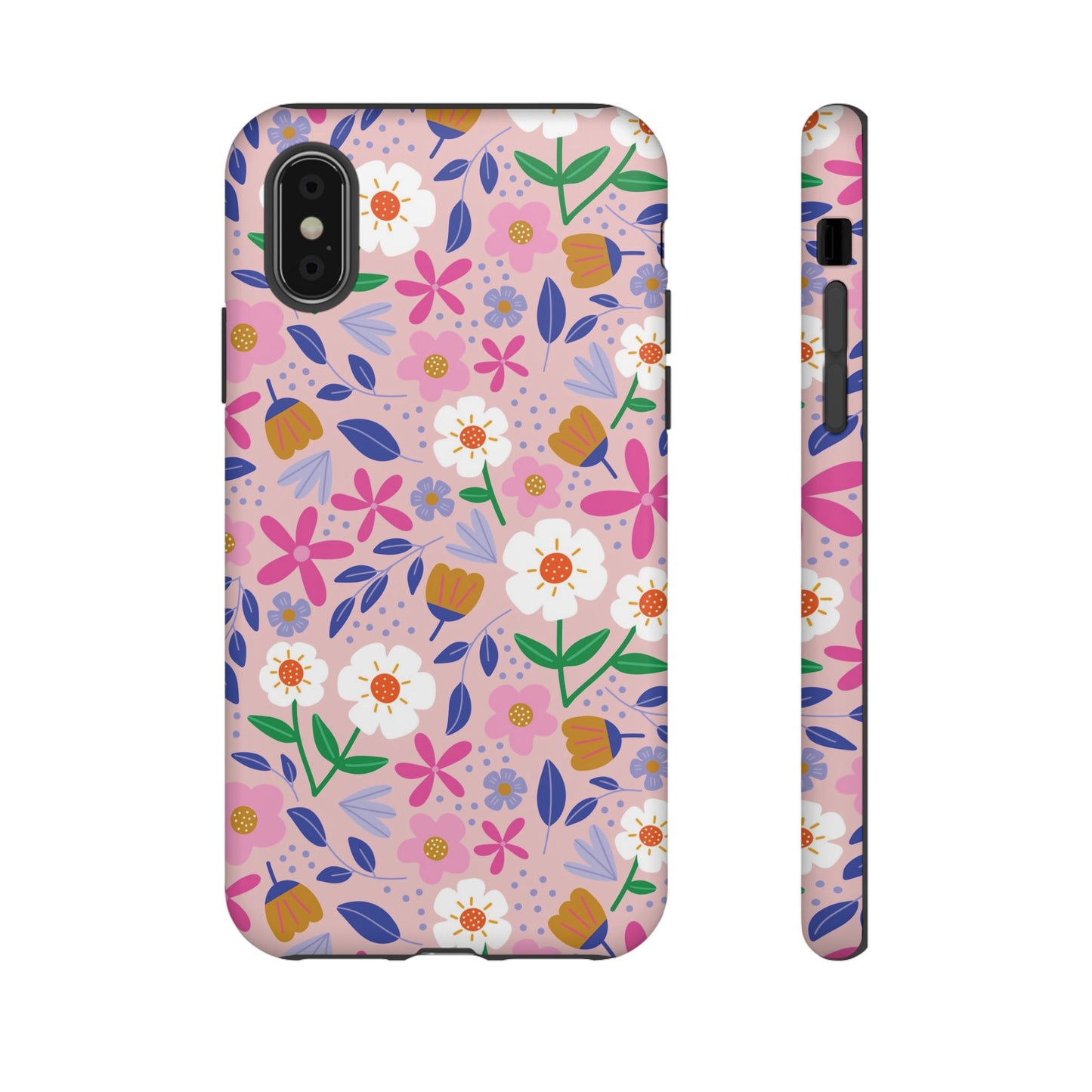 Phone Case: Blooms on Pink