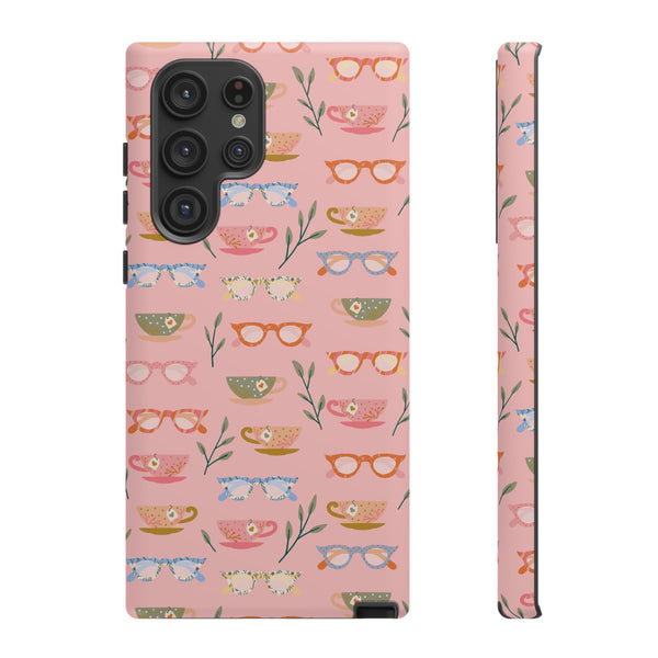 Phone Case: Tea Cups and Glasses