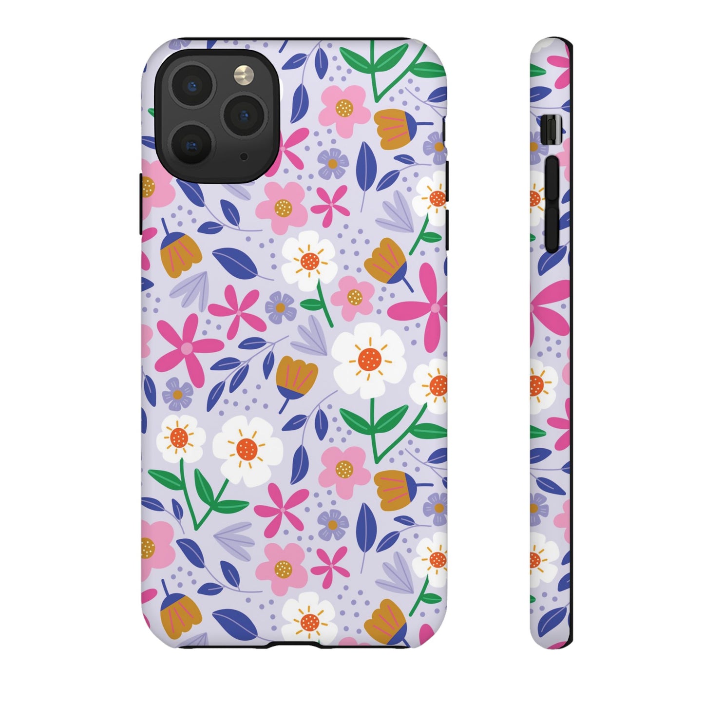 Phone Case: Blooms on Lilac