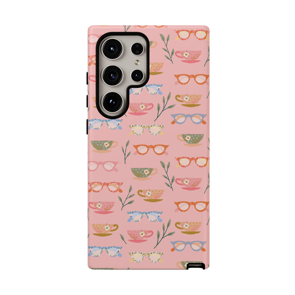 Phone Case: Tea Cups and Glasses
