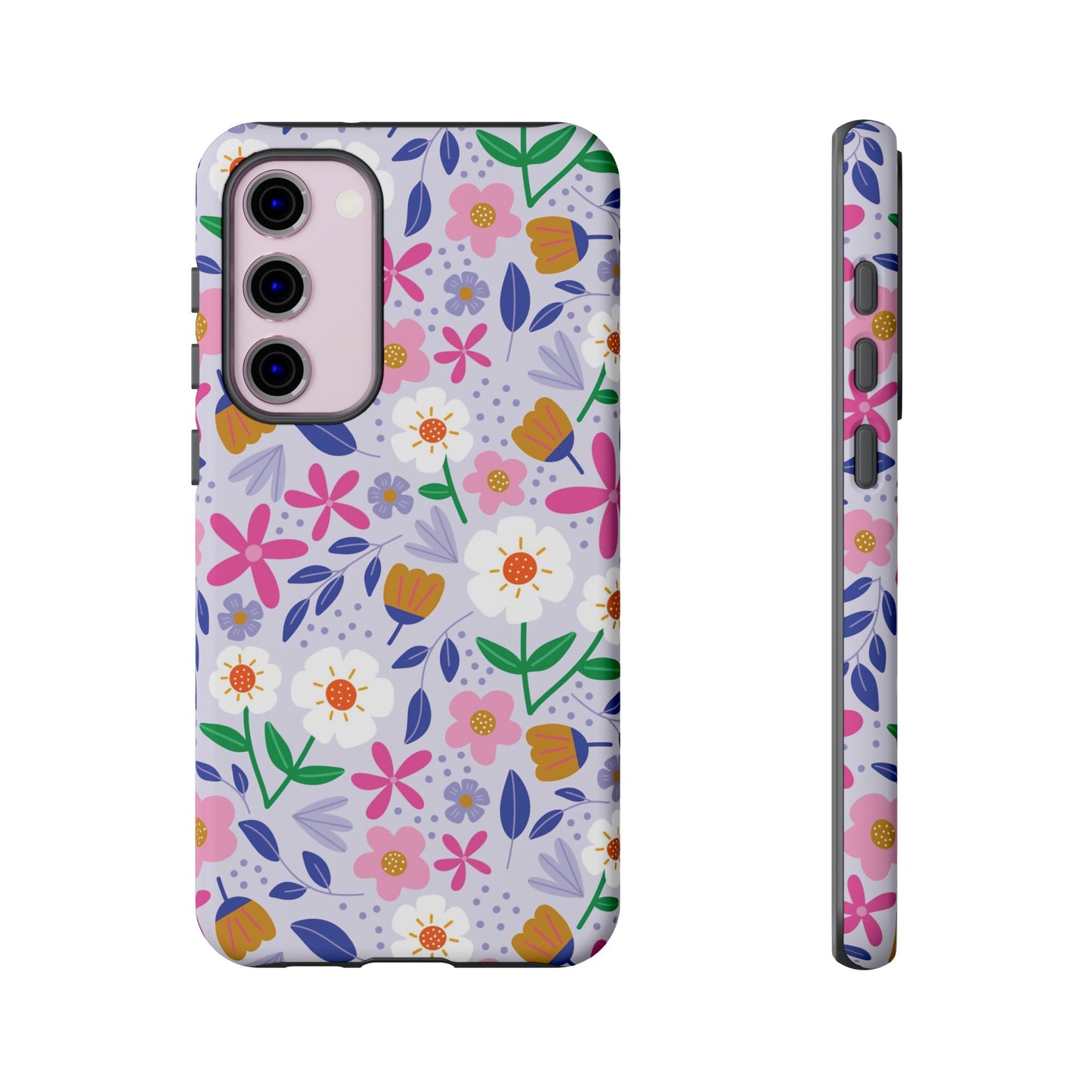 Phone Case: Blooms on Lilac