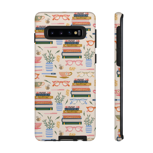 Phone Case: Bookish on Cream