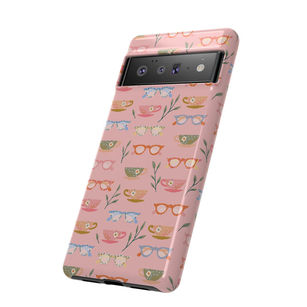 Phone Case: Tea Cups and Glasses