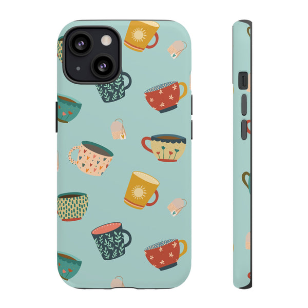 Phone Case: Tea Cups and Tea Bags