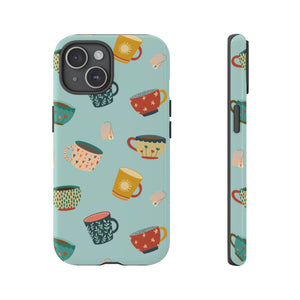 Phone Case: Tea Cups and Tea Bags