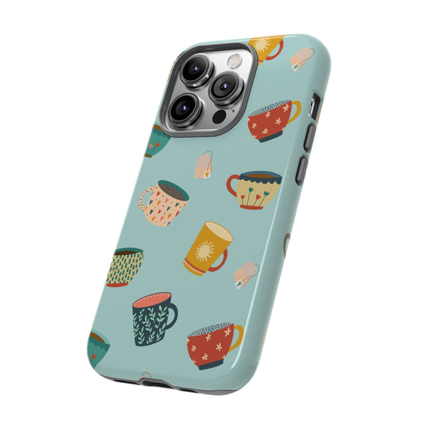 Phone Case: Tea Cups and Tea Bags