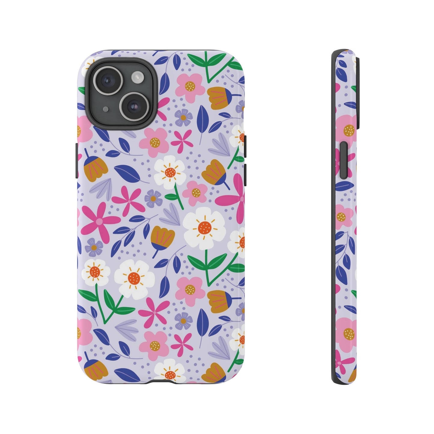 Phone Case: Blooms on Lilac