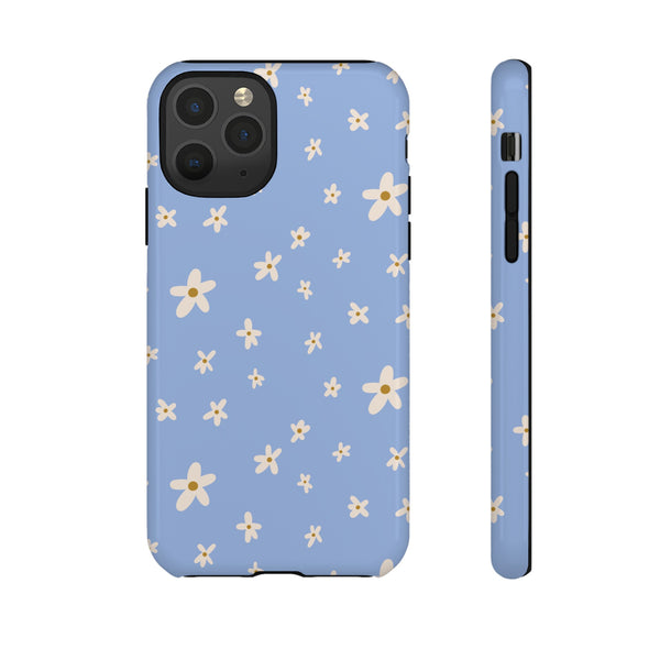 Phone Case: Daisies on Blue