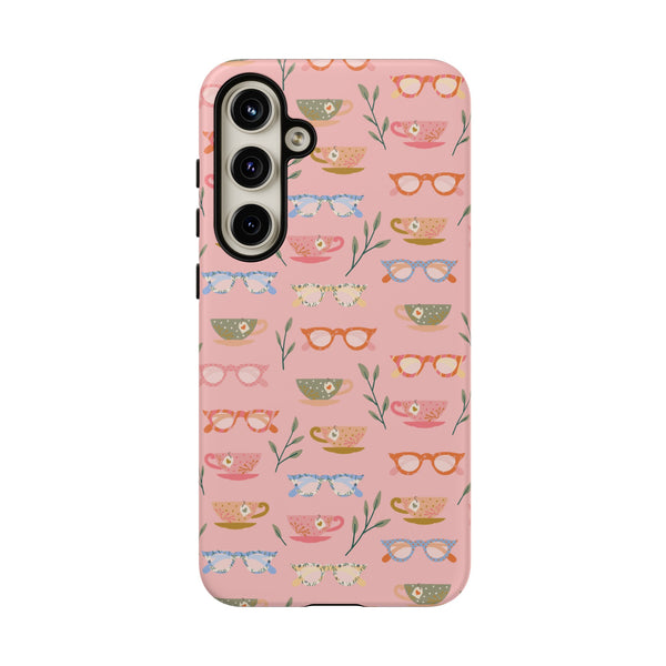 Phone Case: Tea Cups and Glasses