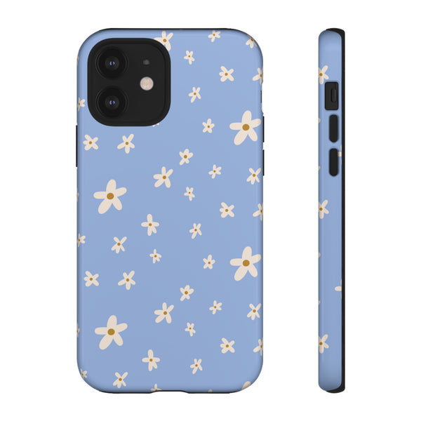 Phone Case: Daisies on Blue