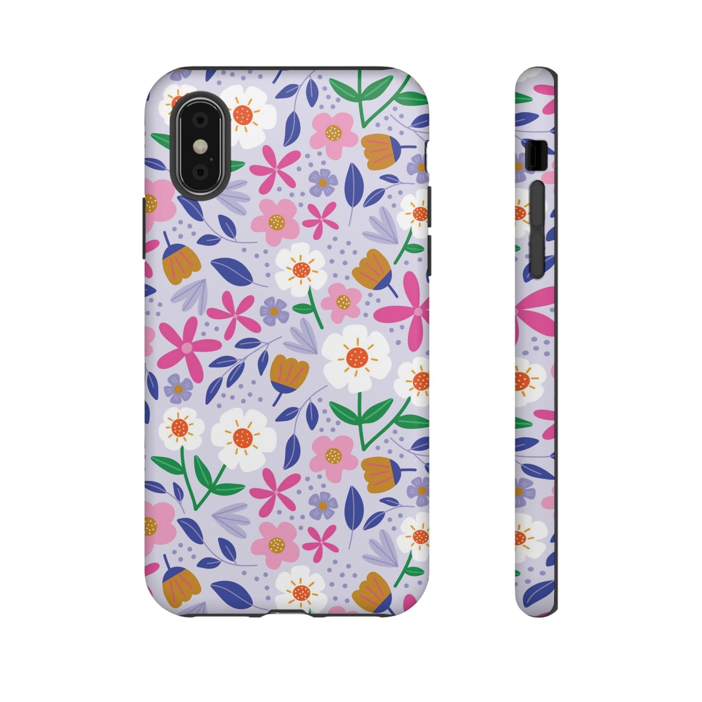 Phone Case: Blooms on Lilac