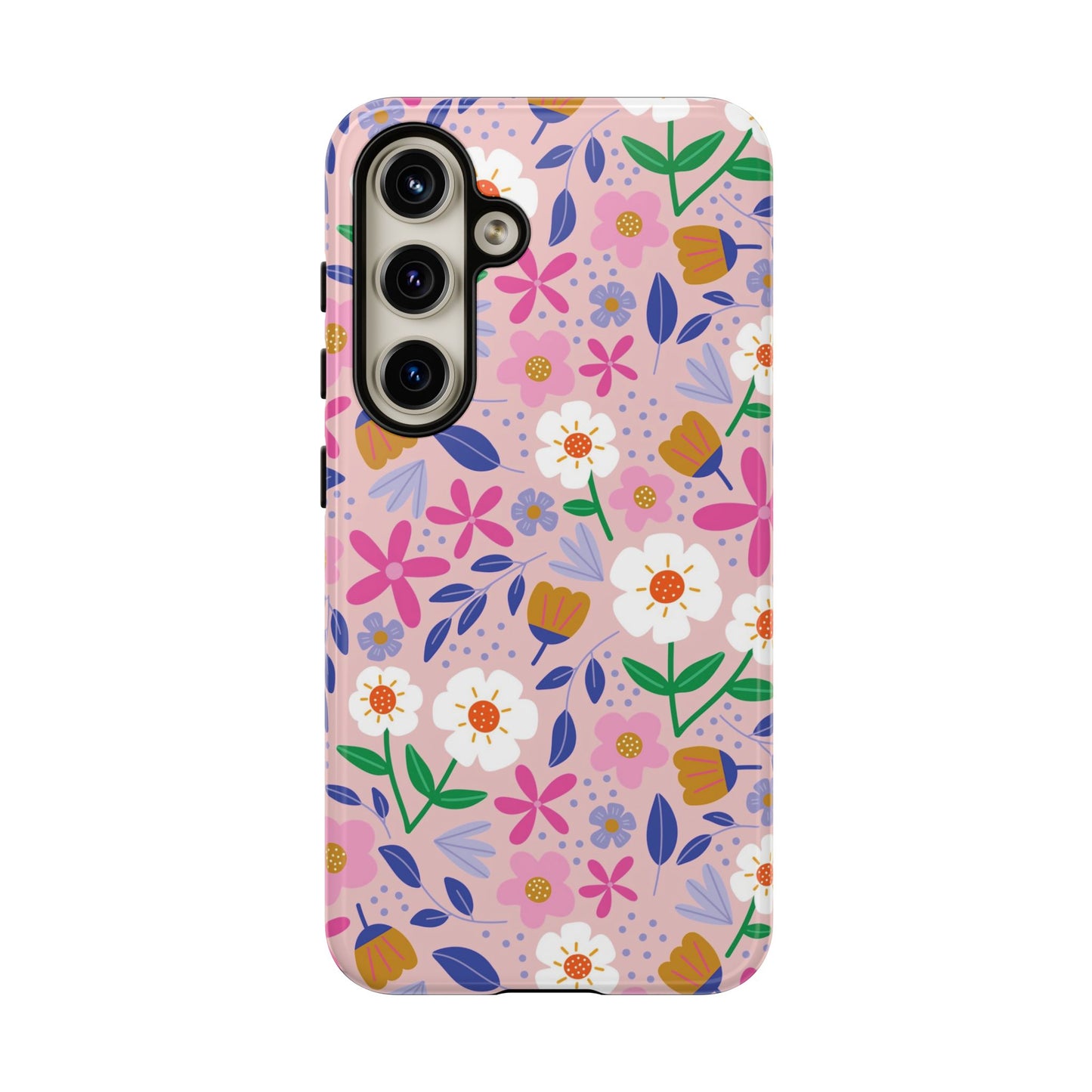 Phone Case: Blooms on Pink