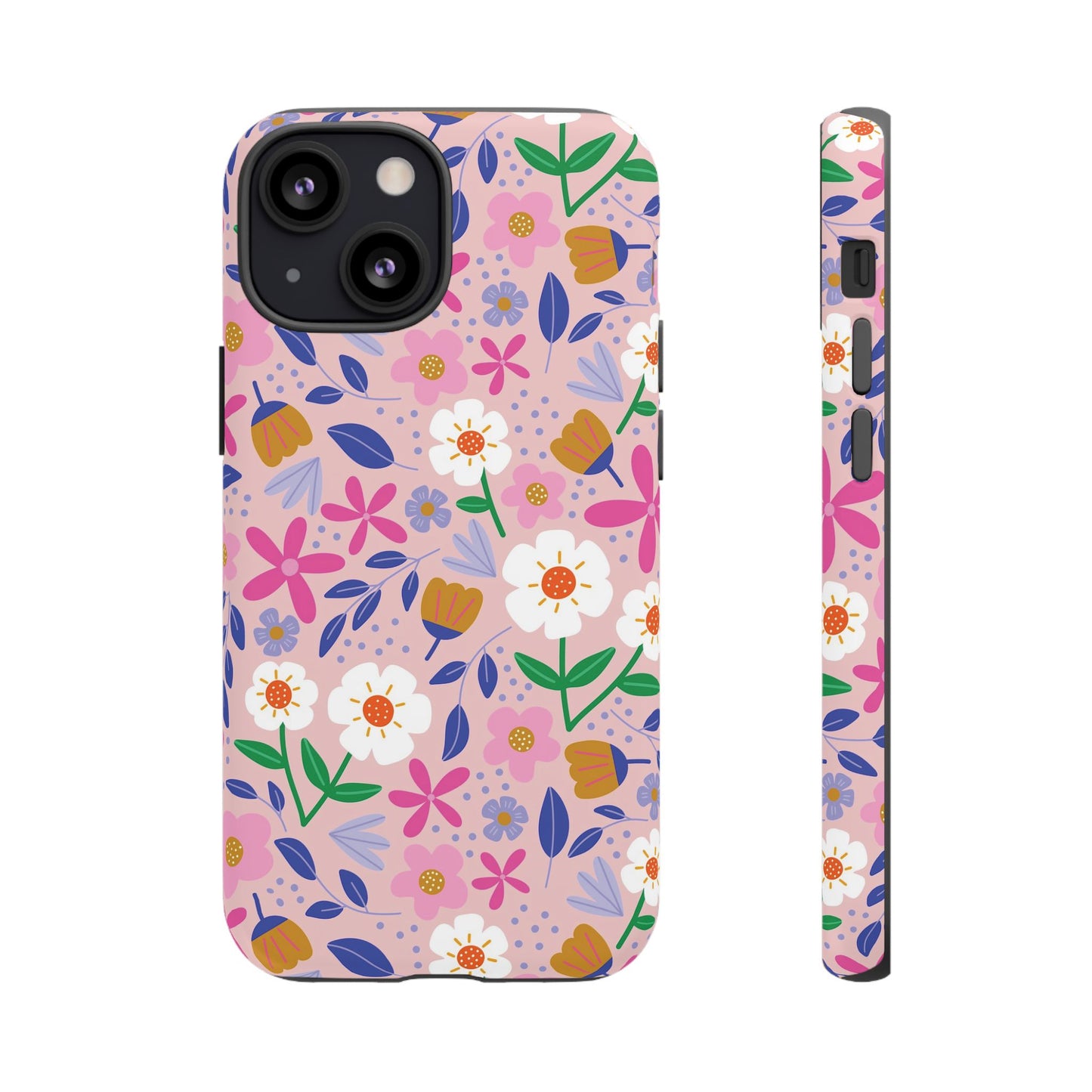 Phone Case: Blooms on Pink