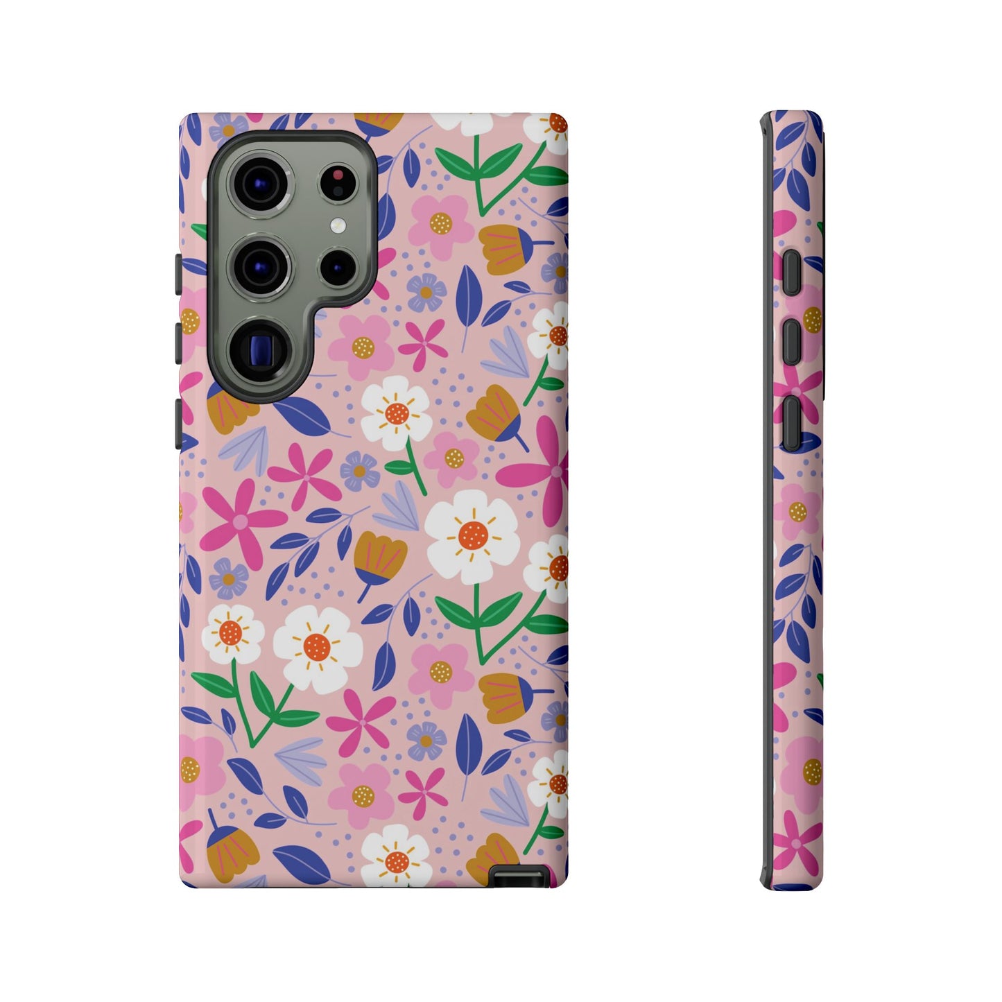 Phone Case: Blooms on Pink