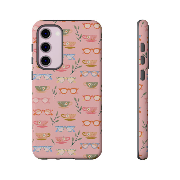 Phone Case: Tea Cups and Glasses