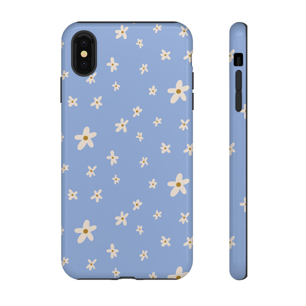 Phone Case: Daisies on Blue