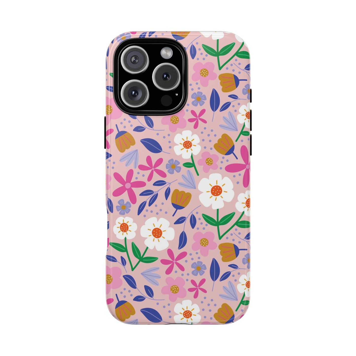 Phone Case: Blooms on Pink