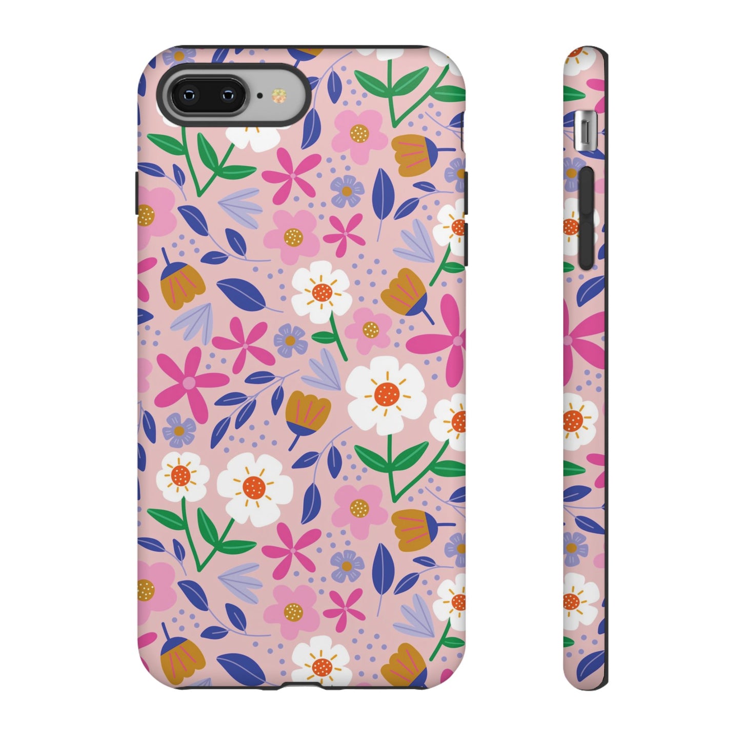 Phone Case: Blooms on Pink