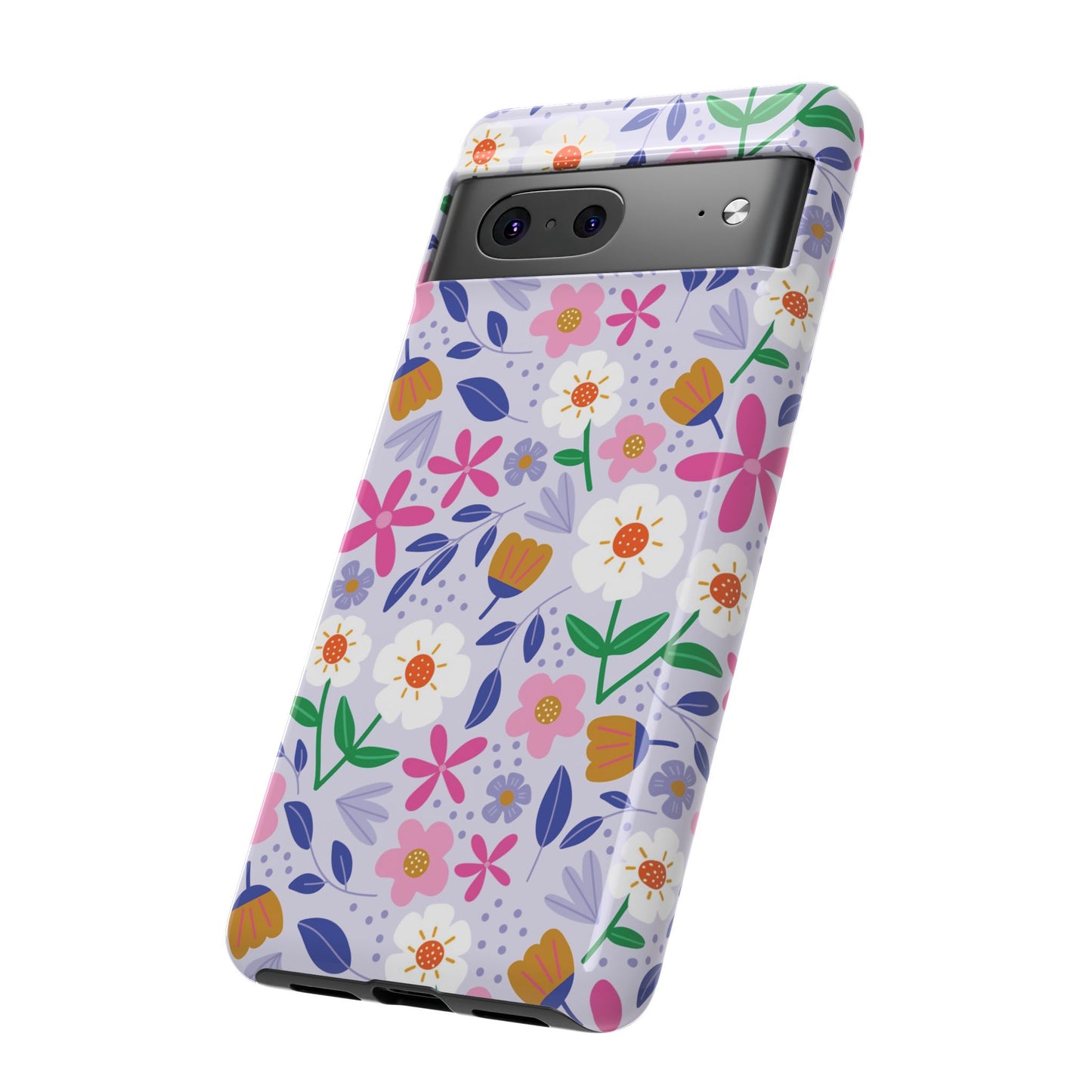 Phone Case: Blooms on Lilac