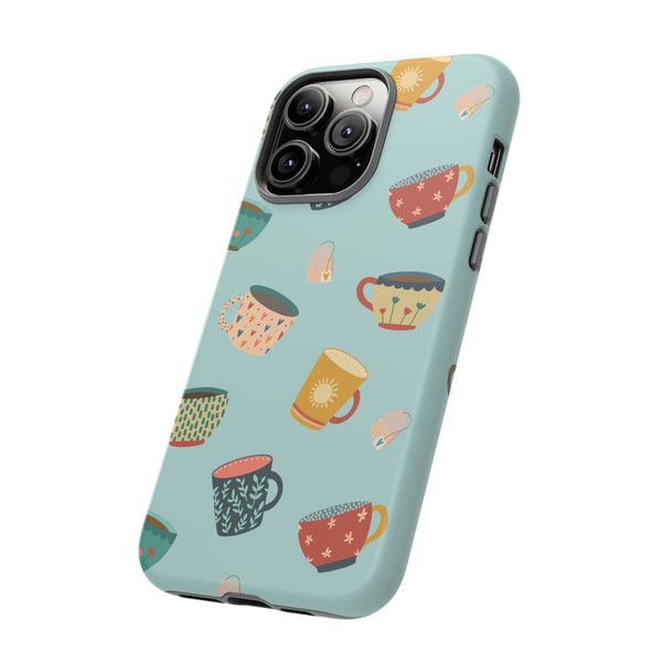 Phone Case: Tea Cups and Tea Bags