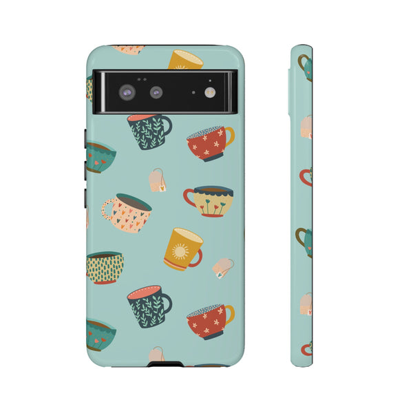 Phone Case: Tea Cups and Tea Bags