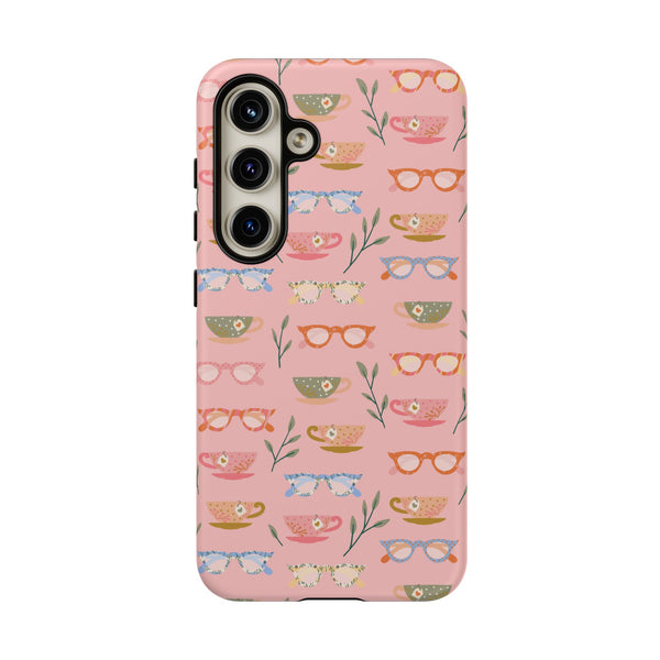 Phone Case: Tea Cups and Glasses