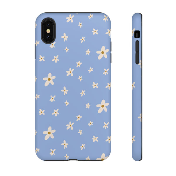 Phone Case: Daisies on Blue